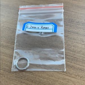 16G 8mm clicker ring